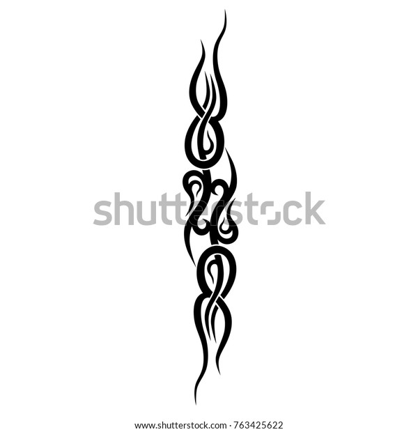 Tribal Tattoo Pattern Vector Art Design Stock Vector Royalty Free