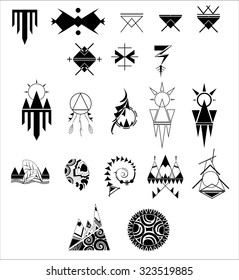 Tribal tattoo pattern Vector illustration