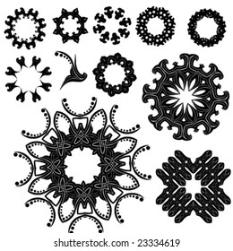 Tribal tattoo set