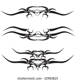 tribal tattoo set
