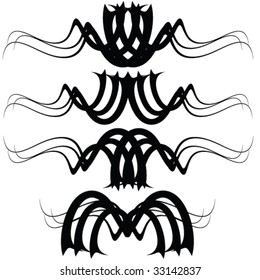 tribal tattoo set