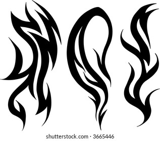 Graphic Design Tribal Tattoo Wings Stock Vector (Royalty Free ...