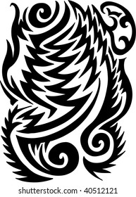 Tribal Tattoo set Vector Illustration