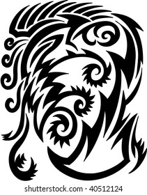 Tatuagem tribal conjunto ilustração vetorial