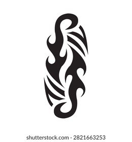 tribal tattoo simple vector for shoulder