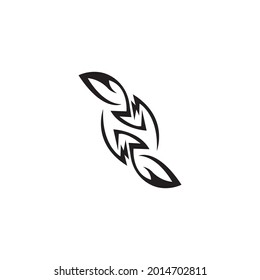 Tribal tattoo sing and symbol vector
