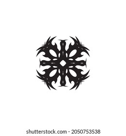 Tribal tattoo sing and symbol vector