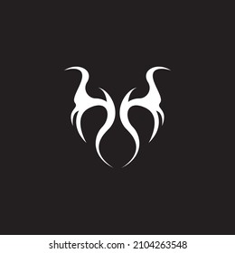 Tribal tattoo sing and symbol vector