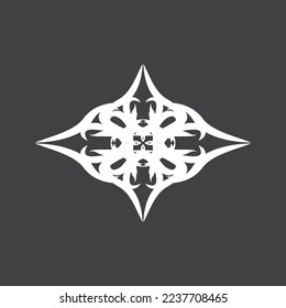Tribal tattoo sing and symbol vector