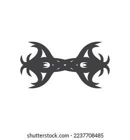 Tribal tattoo sing and symbol vector