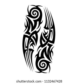 tribal tattoo sleeve art design vector , tattoos art ideas designs, tribal tattoo pattern, ornament vector illustration