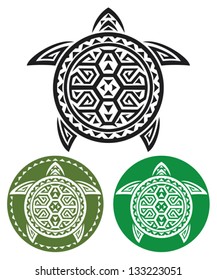 tribal tattoo turtle