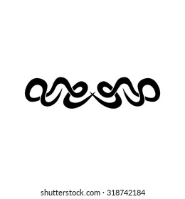 tribal tattoo vector art design pattern abstract element vintage on white background