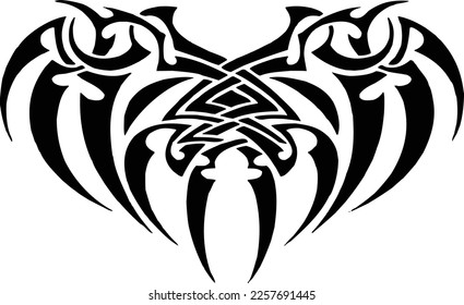Tribal tattoo vector design. Example of stock
Abstract, Art, Art and Craft, Background, Beauty