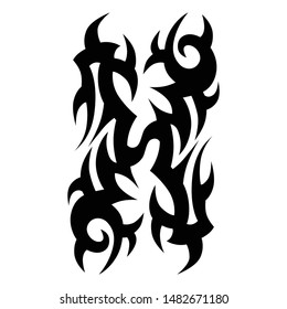 Tribal tattoo vector design ornament