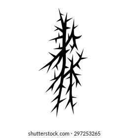 Tribal tattoo vector design sketch. Sleeve art abstract pattern arm. Simple logo on white background. Designer isolated abstract element for arm, leg, shoulder men and women.
