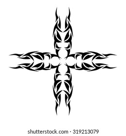 Viking Tattoo Design Vector Illustration Tribal Stock Vector (Royalty ...