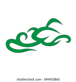 Tribal tattoo vector design sketch. Sleeve art abstract pattern arm. Simple logo. Designer isolated abstract element for arm, leg, shoulder men and women on white background.