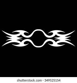 Tribal tattoo vector design sketch. Sleeve art abstract pattern arm. Simple logo. 