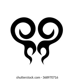 Tribal tattoo vector design sketch. Sleeve art pattern arm. Simple logo. Designer isolated abstract element for arm, leg, shoulder men and women on white background.