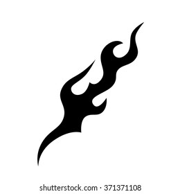 Tribal tattoo vector design sketch. Sleeve art pattern arm. Simple logo. Designer isolated abstract element for arm, leg, shoulder men and women on white background.