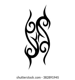 Tattoo Tribal Vector Design Simple Logo Stock Vector (Royalty Free ...