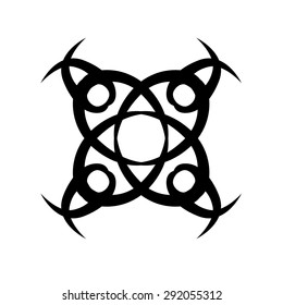 Tribal tattoo vector designs sketch. Simple abstract black logo ornament on white background. Designer isolated art element for ideas decorating the body of women, men and girls arm, leg.