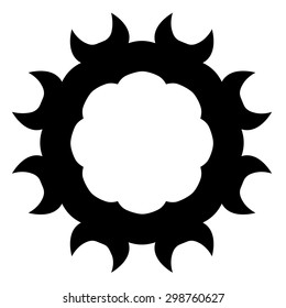 Tribal tattoo vector designs sketch. Simple abstract  black logo on white background. Designer isolated art element for ideas decorating the body of women, men and girls arm, leg and other body parts.