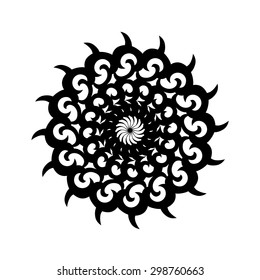 Tribal tattoo vector designs sketch. Simple abstract  black logo on white background. Designer isolated art element for ideas decorating the body of women, men and girls arm, leg and other body parts.