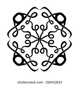 Tribal tattoo vector designs sketch. Simple abstract logo. Designer isolated art element for ideas decorating the body of women, men and girls arm, leg and other body parts on white background.