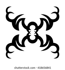 Tribal tattoo vector designs sketch. Simple logo. Designer isolated element for ideas decorating the body of women, men and girls arm, leg and other body parts on white background.