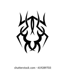 Tribal tattoo vector designs sketch. Simple logo. Designer isolated element for ideas decorating the body of women, men and girls arm, leg and other body parts on white background.
