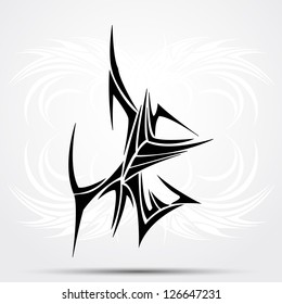Tribal tattoo. Vector illustration
