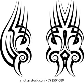 Tribal Tattoo Vector Illustration