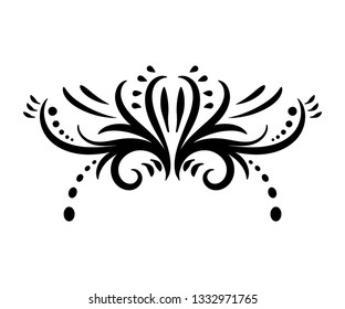 tribal tattoo vintage art design