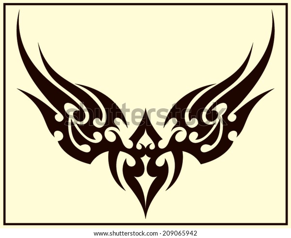 Tribal Tattoo\
Wings
