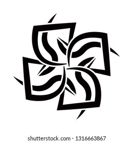 Tribal tattoos. Art tribal tattoo. Vector sketch of a tattoo
