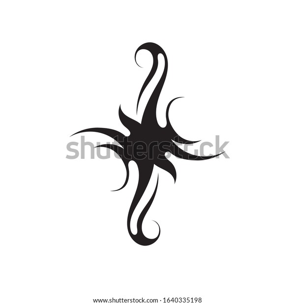 Tribal Tattoos Art Tribal Tattoo Vector Stock Vector Royalty Free 1640335198