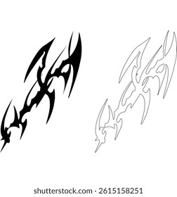 tribal tattoos, ornament shapes, tribal design sign symbols