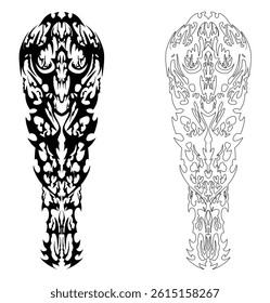 tribal tattoos, ornament shapes, tribal design sign symbols