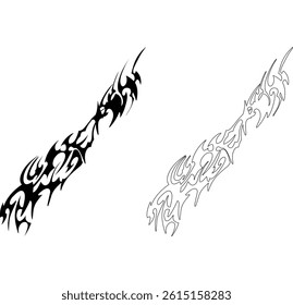 tribal tattoos, ornament shapes, tribal design sign symbols