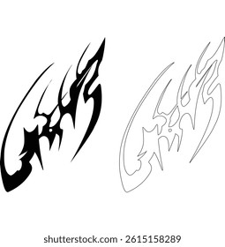 tribal tattoos, ornament shapes, tribal design sign symbols