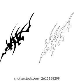 tribal tattoos, ornament shapes, tribal design sign symbols