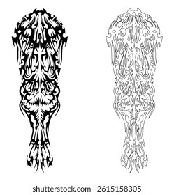 tribal tattoos, ornament shapes, tribal design sign symbols