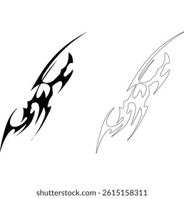 tribal tattoos, ornament shapes, tribal design sign symbols