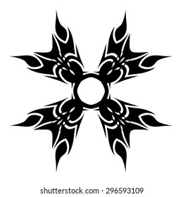 Tribal tattoos. Tattoo tribal vector designs. Art tribal tattoo. Isolated vector sketch of a tattoo. Idea for design. Creative tattoo ornament vector.