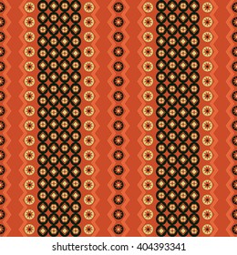 Tribal texture geometric seamless pattern. Vector illustration. Geometric pattern design for web, mobile, print and textile.