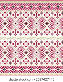 Tribal Thai  pattern. Green golden, Chinese style, 
mexican, aztec and maya ornament, ethnic
stylish fabric geometric print wallpaper
texture vector set. Unique folk, national
culture collection