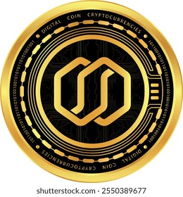 tribal token-tribl cryptocurrency drawings on abstract background. 3d illustrations.