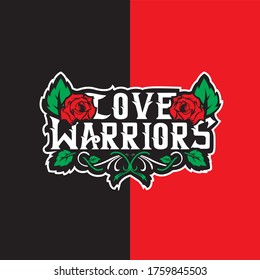 tribal topography love warriors  design available file format .eps 10